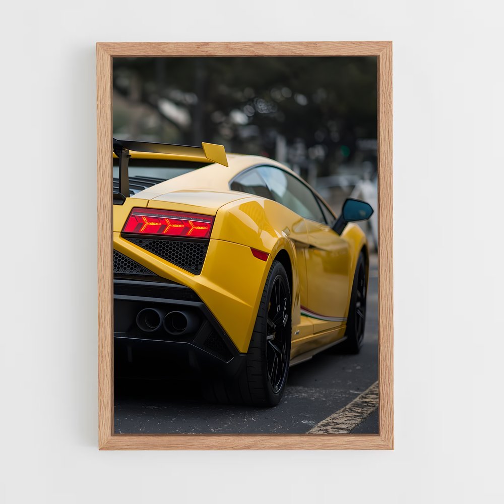 Poster Lamborghini Gallardo (vue 4)